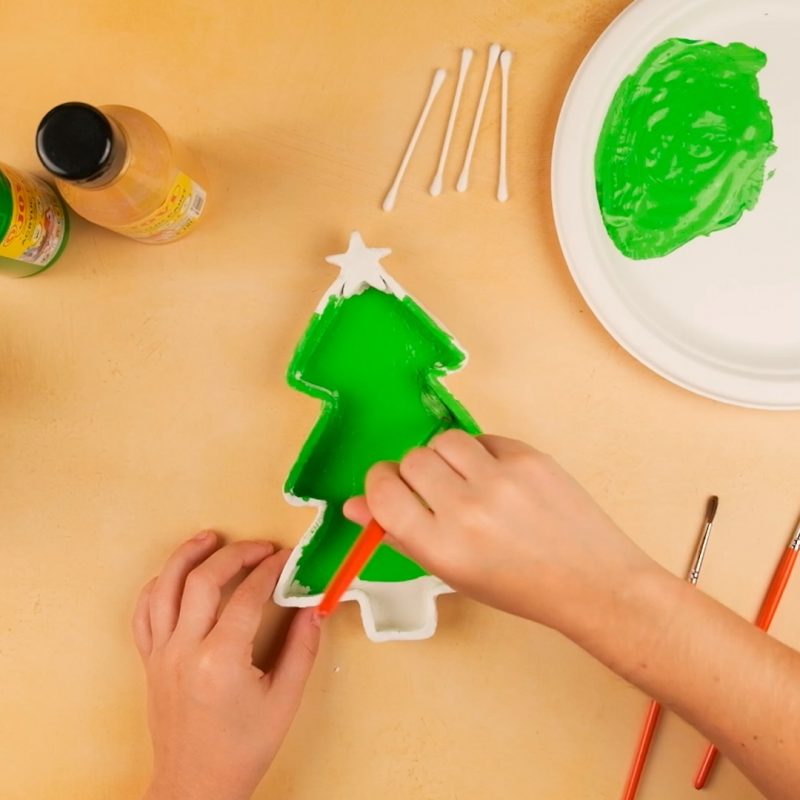 How to Make a Christmas Tree Bowl with Air Dry Clay - Image 7