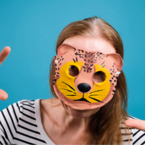 How to Make a Fierce Leopard Mask with Paper-Mâché