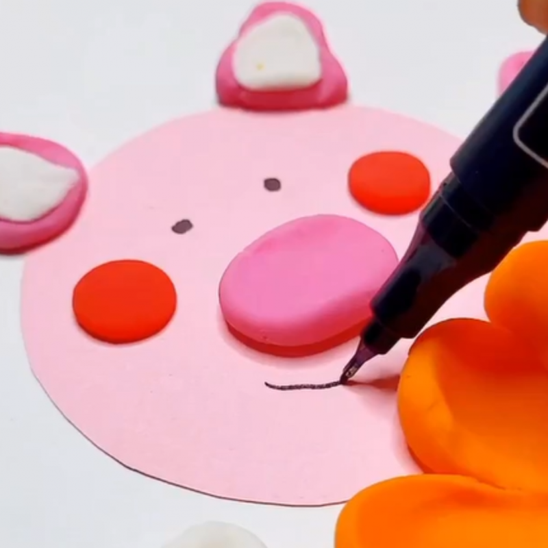 How to Make an Animal Collage with Plasticine Modeling Clay