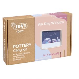 JOVI DIY Pottery Clay Kit to make a Window with Air Dry Clay