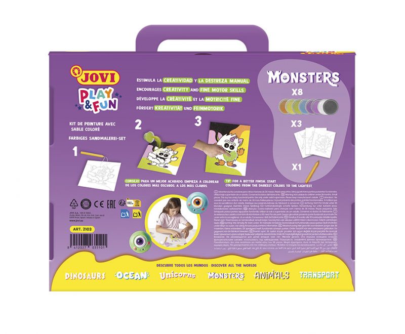 JOVI Sand Painting Kit - Monsters - Image 12