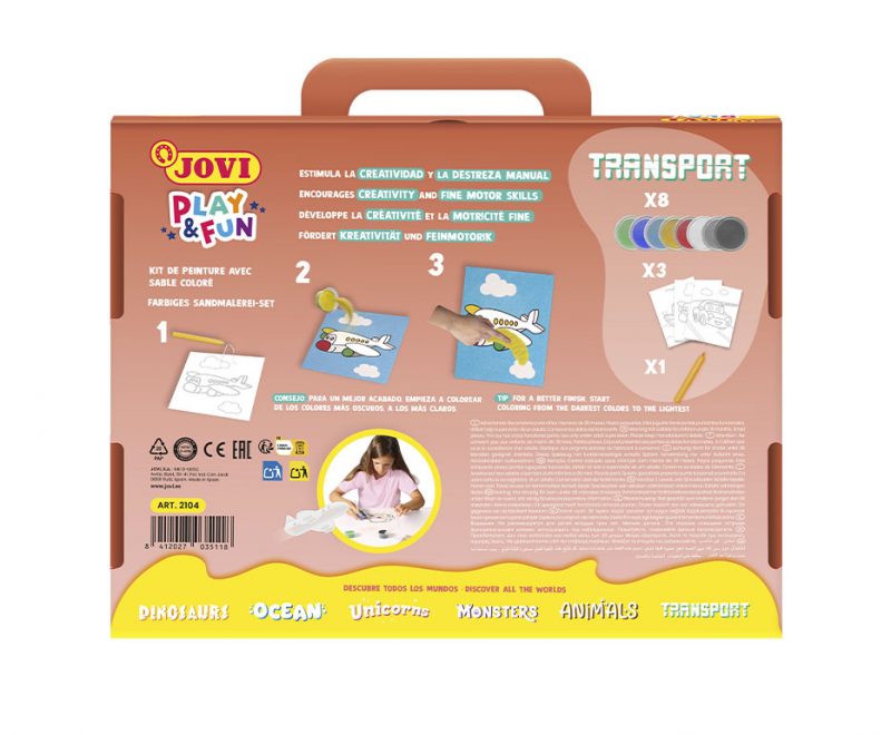 JOVI Sand Painting Kit - Transport - Image 13