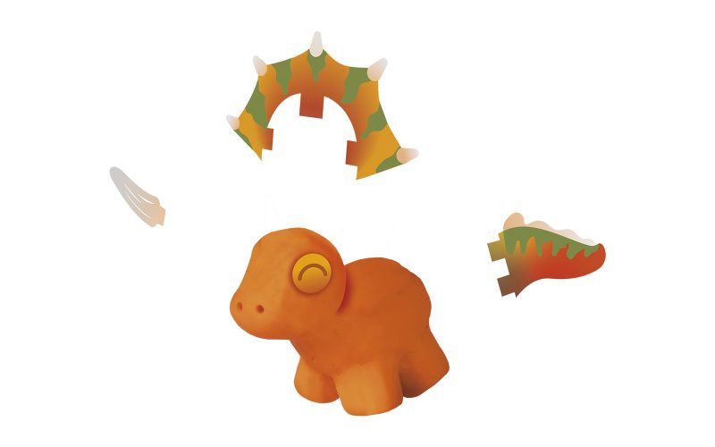 JOVI Plasticine Modelling Clay Kit - Jurassic - Image 3