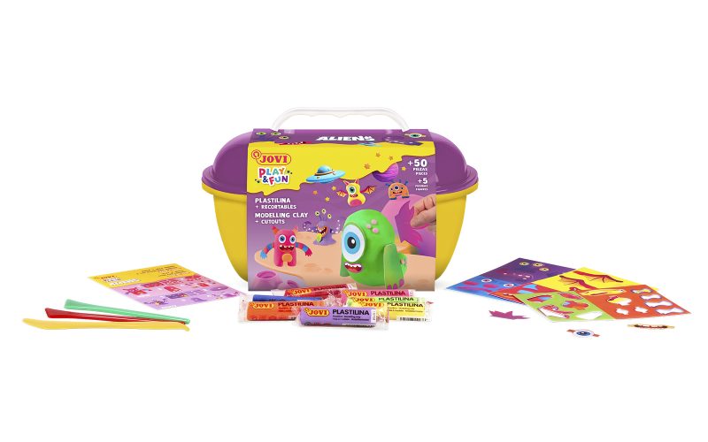 JOVI Plasticine Modelling Clay Kit - Aliens - Image 2