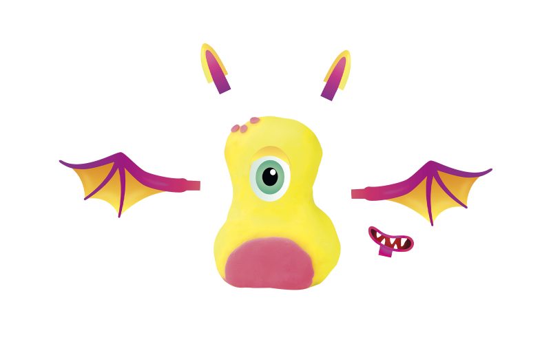 JOVI Plasticine Modelling Clay Kit - Aliens - Image 7