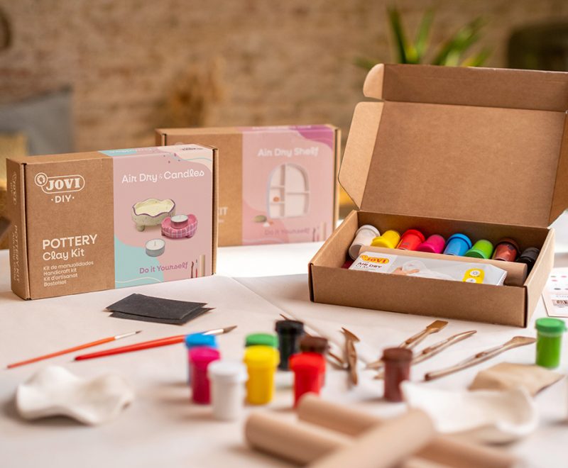JOVI DIY Air Dry Clay Craft Kit - Clips - Image 3