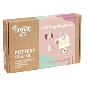 JOVI DIY Air Dry Clay Craft Kit - Magnets