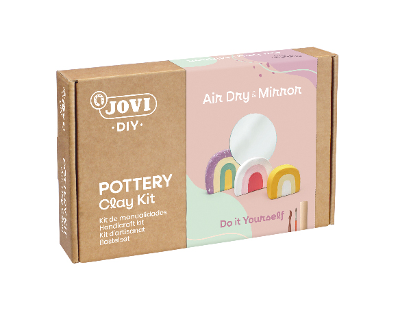 JOVI DIY Air Dry Clay Craft Kit - Mirror