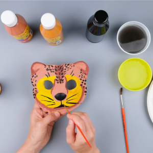 How to Make a Fierce Leopard Mask with Paper-Mâché