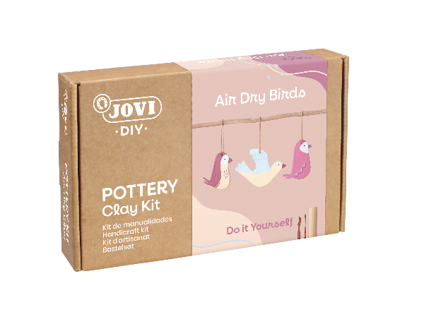 JOVI DIY Air Dry Clay Craft Kit - Birds - Image 2