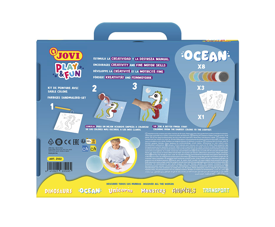 JOVI Sand Painting Kit - Ocean - Image 13