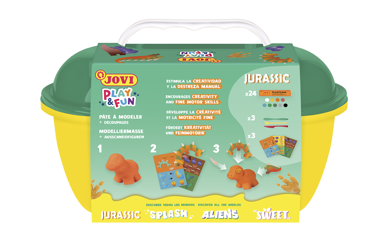 JOVI Plasticine Modelling Clay Kit - Jurassic - Image 8