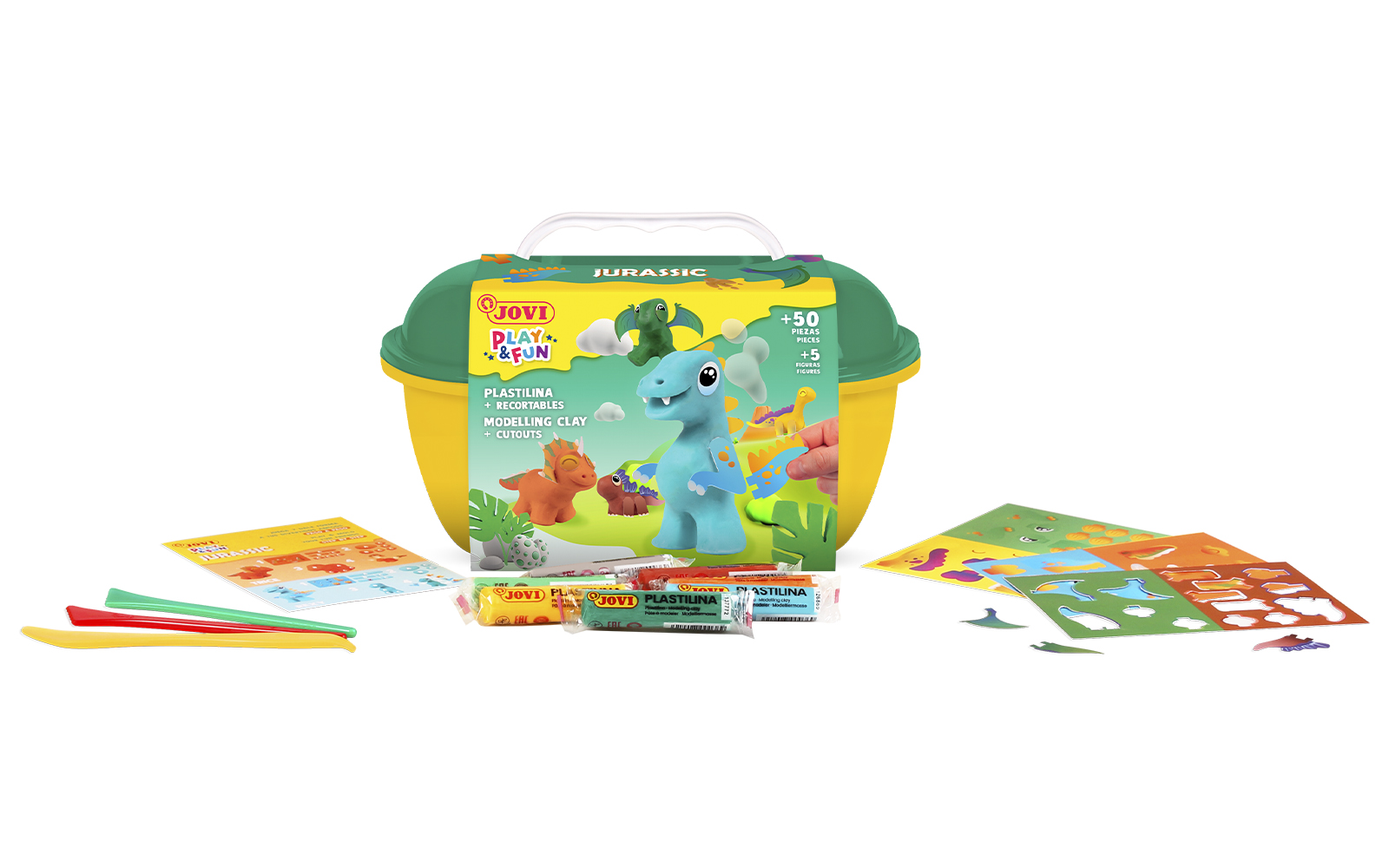 JOVI Plasticine Modelling Clay Kit - Jurassic - Image 2
