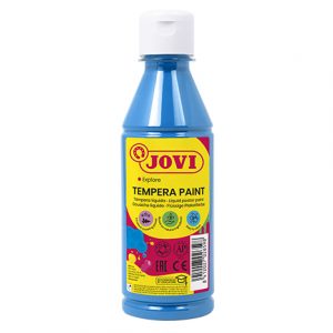JOVI Tempera Poster Paint 250 ml - Cyan blue