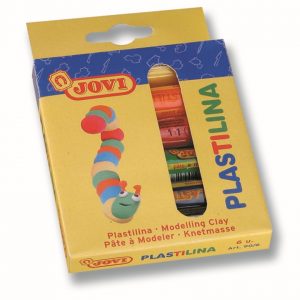 JOVI Plasticine Modelling Clay 6x15g - Assorted Colours