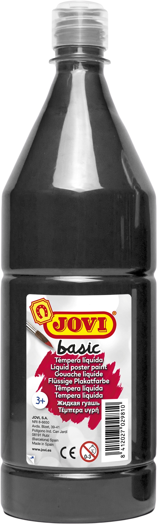 JOVI Basic Liquid Poster Paint 1000ml Black
