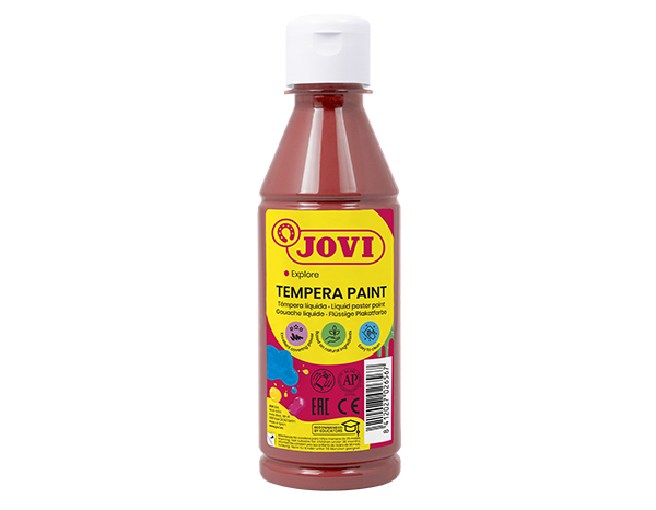 JOVI Tempera Poster Paint 250 ml - Brown