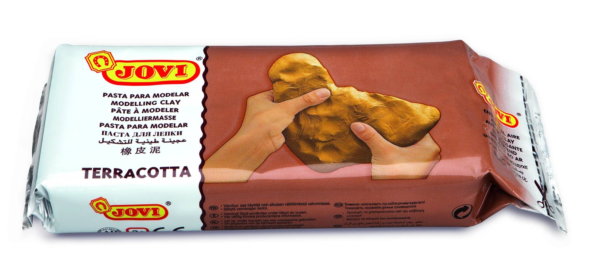 JOVI Air Dry Modelling Clay 1kg - Terracotta