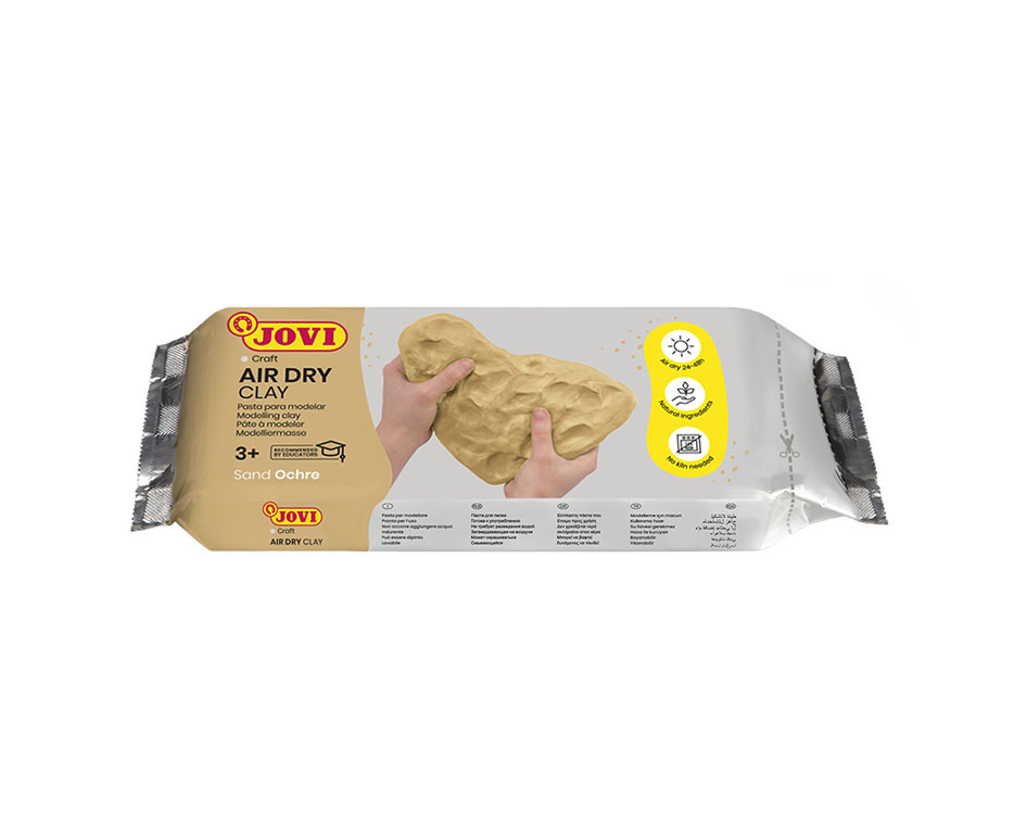 JOVI Air Dry Modelling Clay Ochre - 2x250g
