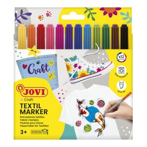 JOVI Fabric Markers 12's + FREE BAG