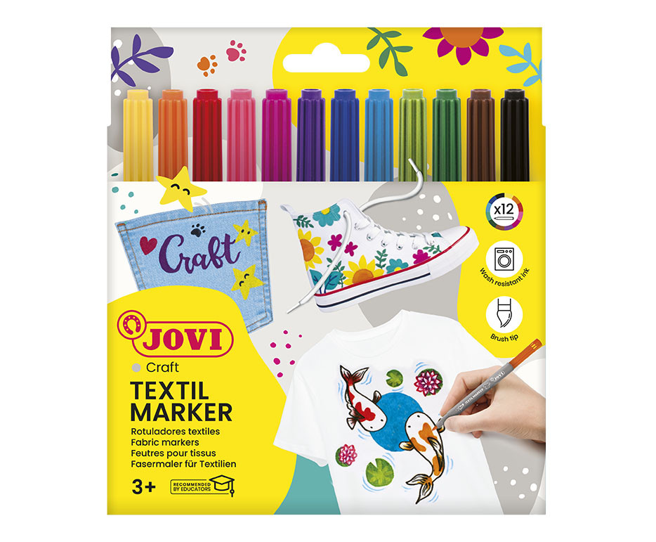 JOVI Fabric Markers 12's