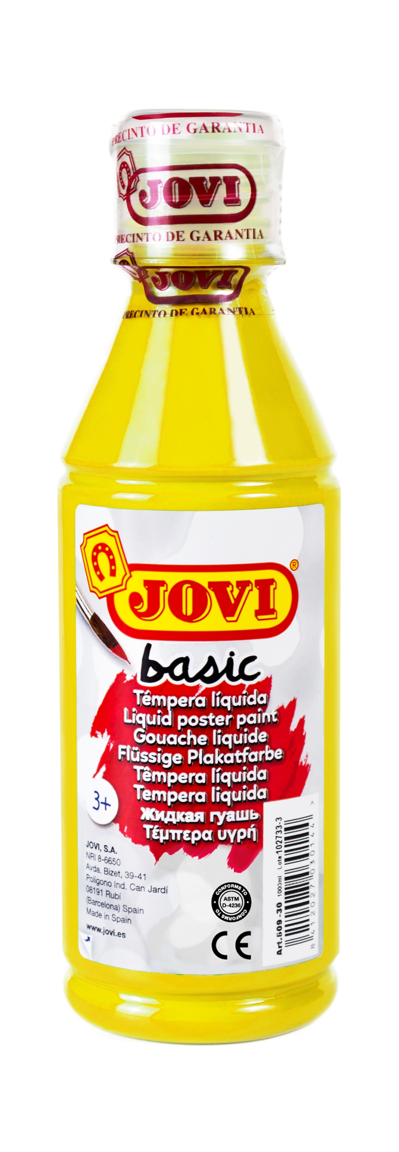 JOVI Basic Liquid Poster Paint 250ml Yellow