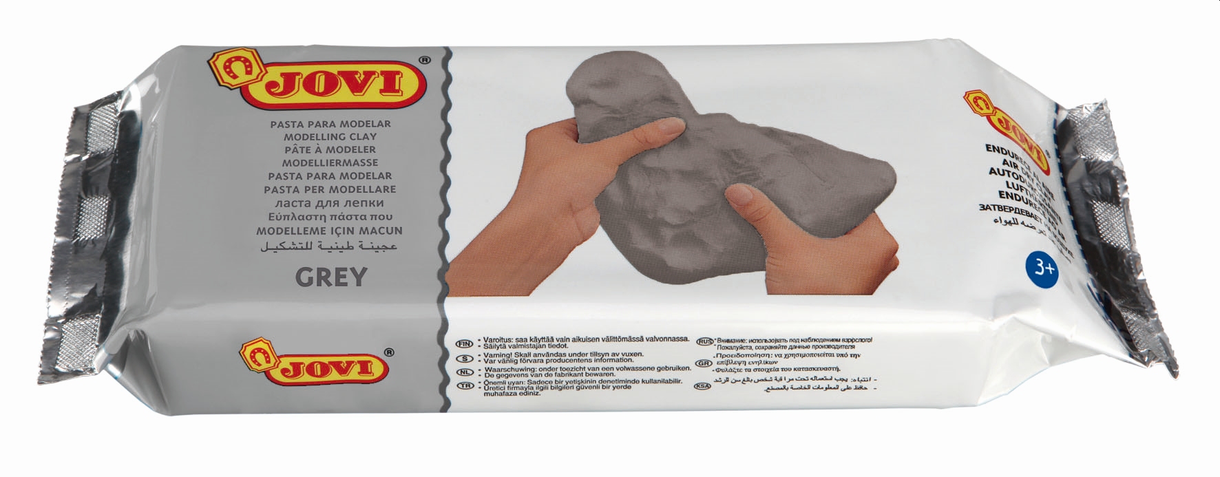 JOVI Air Dry Modelling Clay 500g - Grey