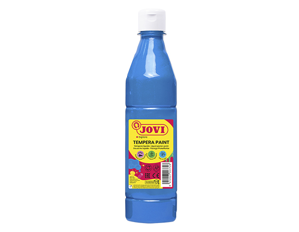 JOVI Tempera Poster Paint 500 ml - Cyan blue